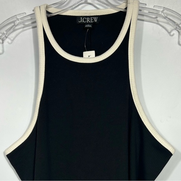 NEW J.Crew Factory Vintage rib high-neck cutaway tank top - Picture 4 of 9